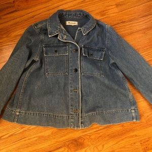 Madewell Northward Cropped Army Jacket in Iggy Was